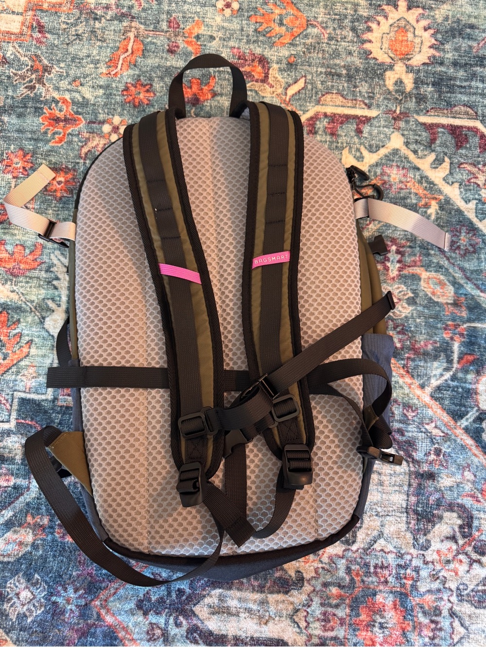 Bags Mart Olive & Gray Women's Backpack - Picture 2 of 4